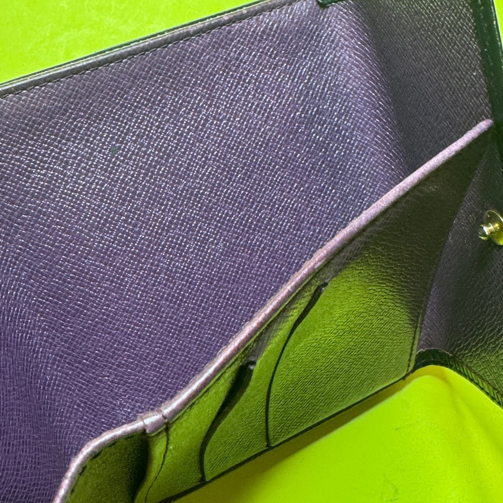 Louis Vuitton Epi Bifold wallet compact 4x4 black and purple - Picture 5 of 11